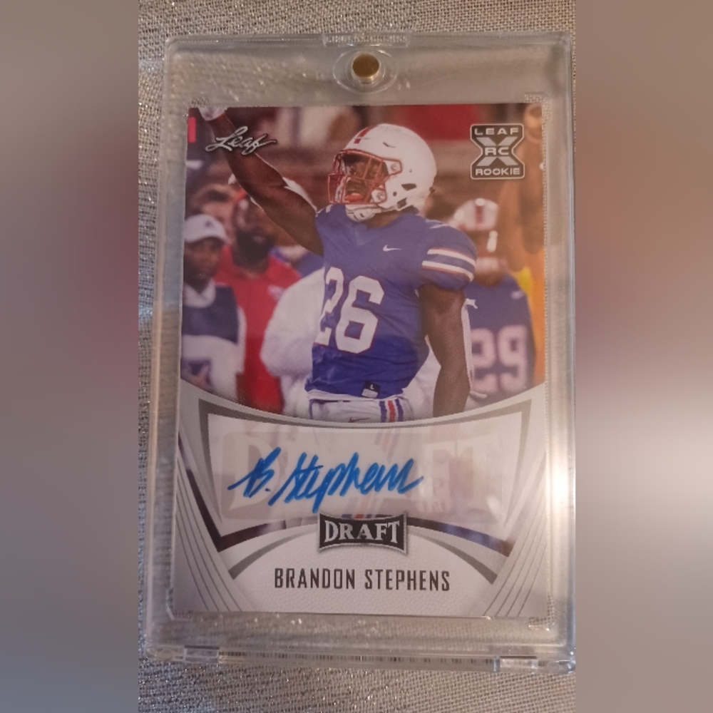 2021 Leaf Brandon Stephans Autographed Rookie Card
